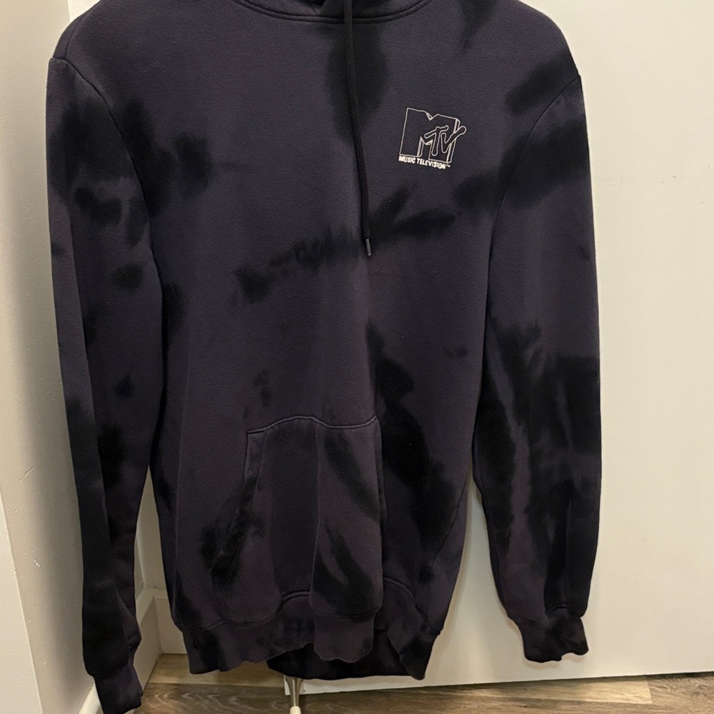 MTV Charcoal Tie-Dye Sweatshirt